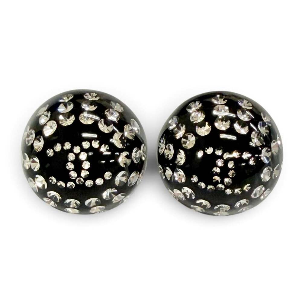 Chanel Cc Logo Stud Earrings Metal #336587C96B